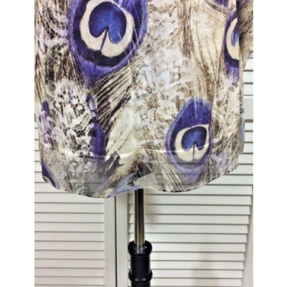 New Directions ND Womens Embellished Peacock Large - Picture 3 of 8